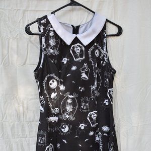 Nightmare Before Christmas collared skater dress.